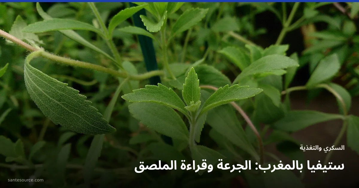 أوراق نبتة ستيفيا الخضراء المسننة، مصدر غليكوزيدات الستيفيول المستعملة كمحلٍّ لمرضى السكري
