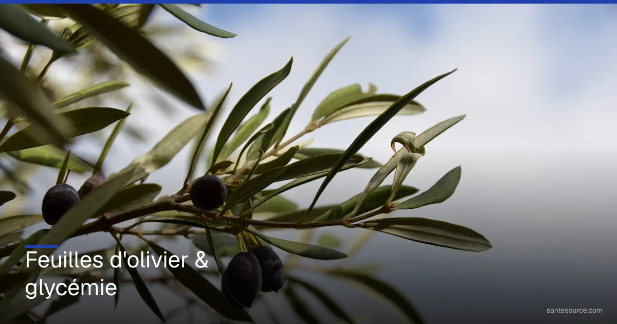Branche d'olivier aux feuilles vertes et olives noires, remède naturel pour réguler la glycémie et le diabète