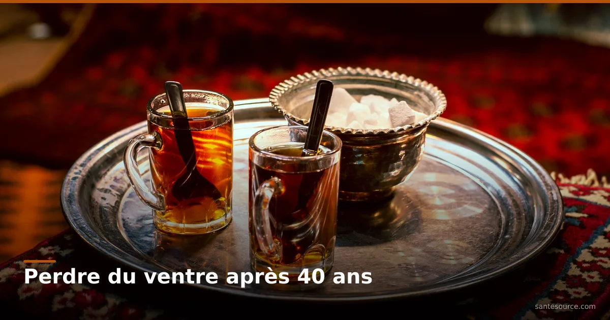 Plateau de thé à la menthe marocain et son sucrier, premier poste de sucre pour perdre du ventre