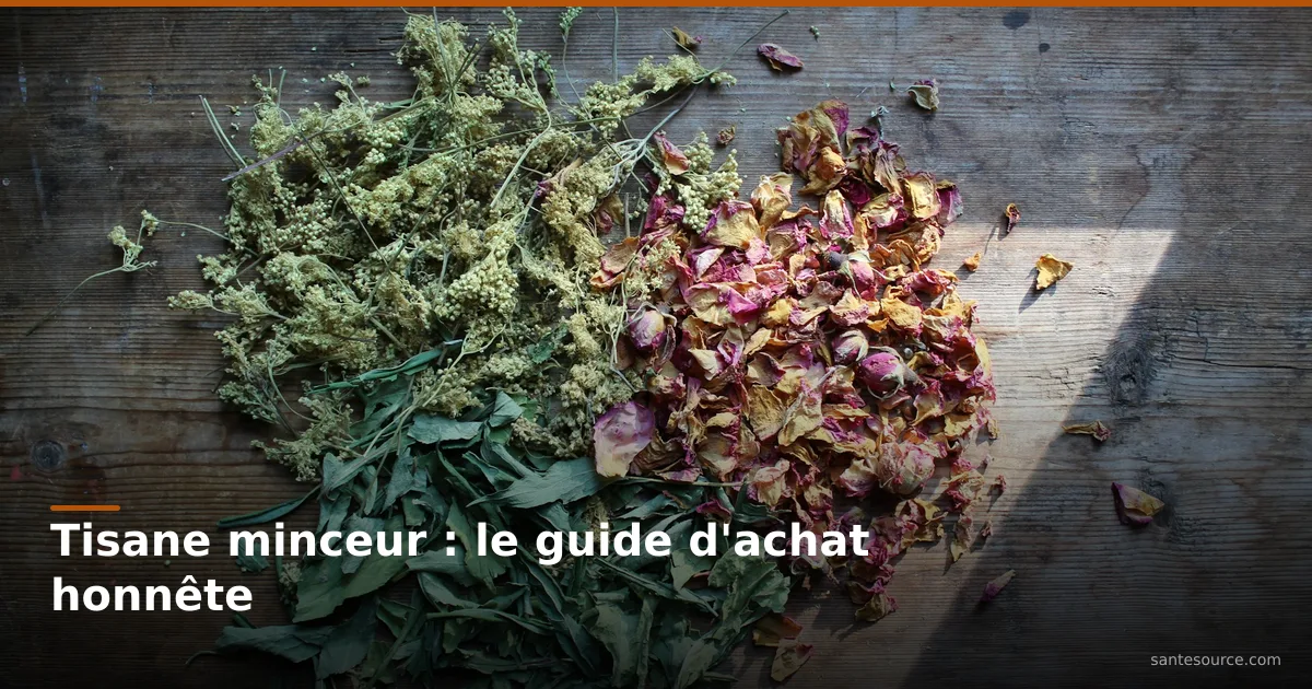 Herbes séchées en vrac pour tisane minceur, telles que vendues chez l'attar au Maroc