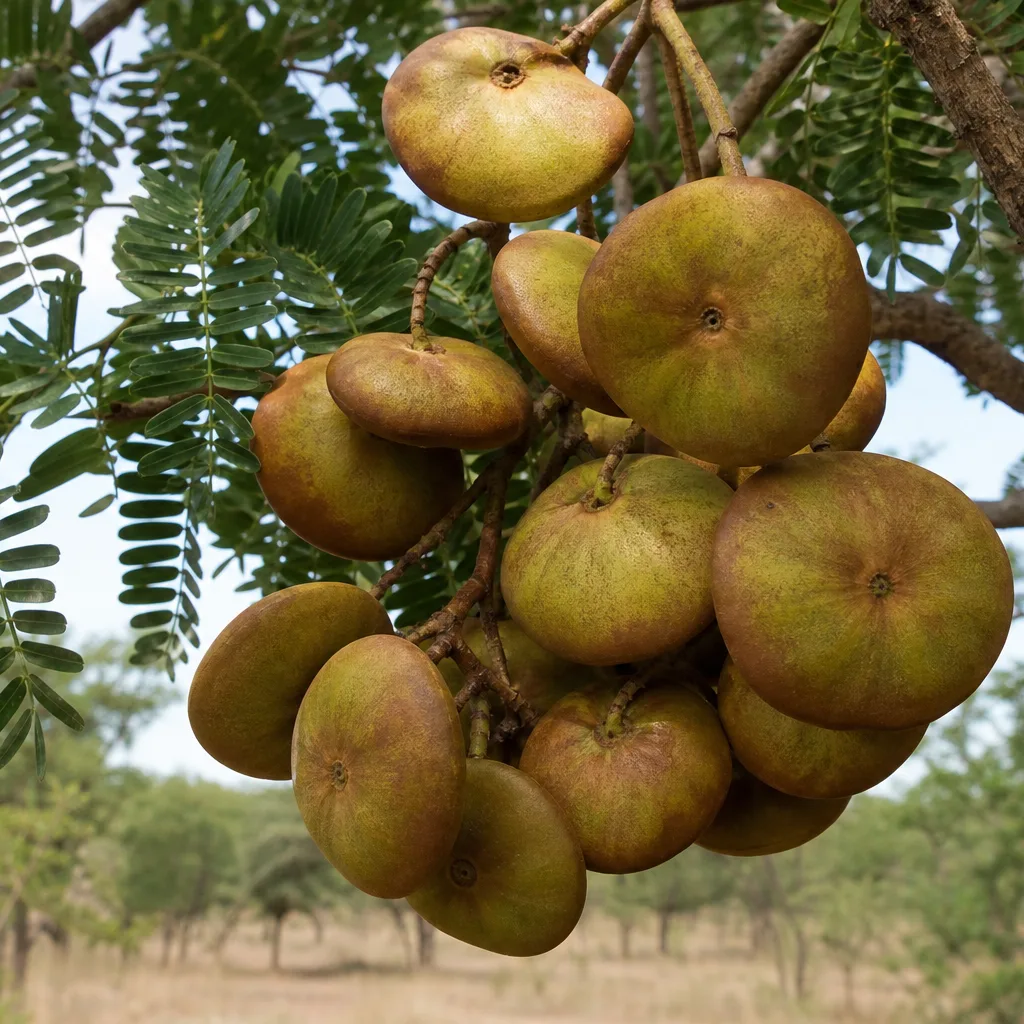 fruits de ditakh (Detarium microcarpum), plante médicinale du Sénégal
