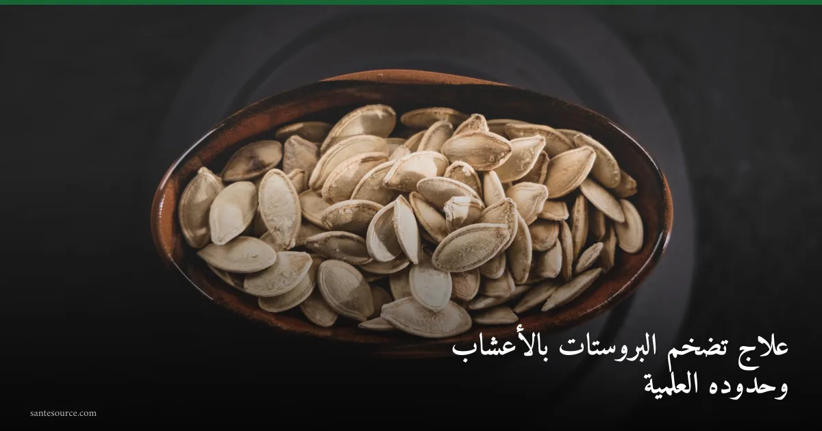 وعاء من زريعة القرع المغربية، أبرز أعشاب تخفيف أعراض تضخم البروستات الحميد