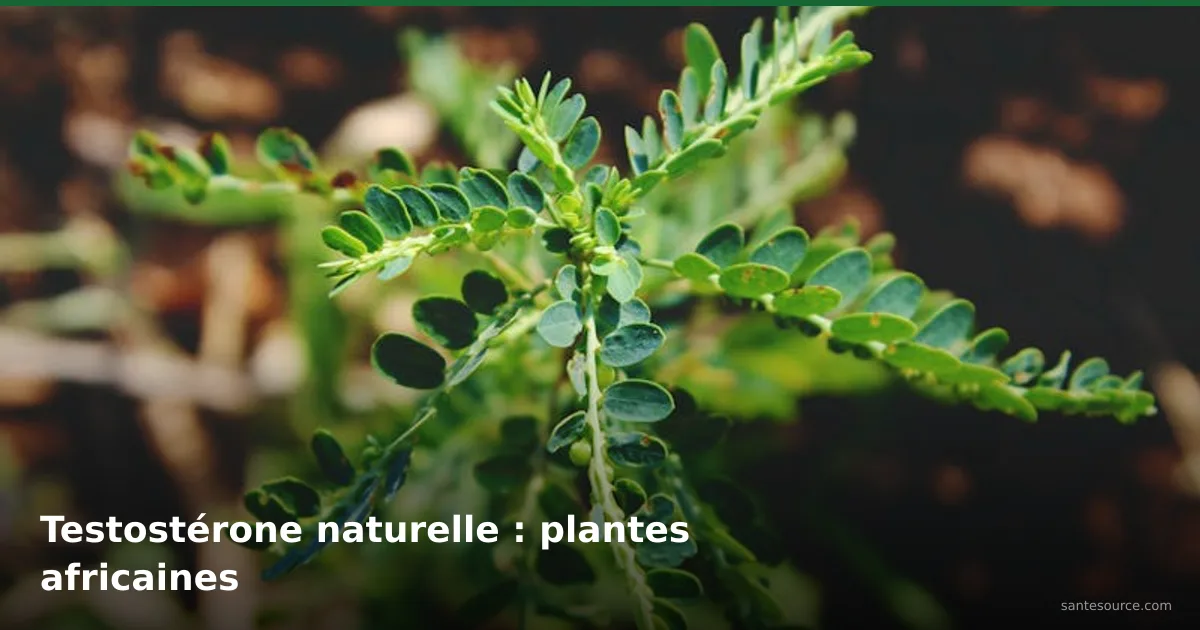 Plante sauvage à feuilles composées évoquant le tribulus, remède naturel pour augmenter la testostérone